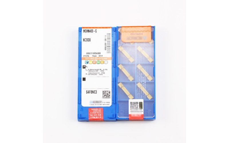 原裝克洛伊切槽刀片MGMN400-G NC3030加工鋼件
