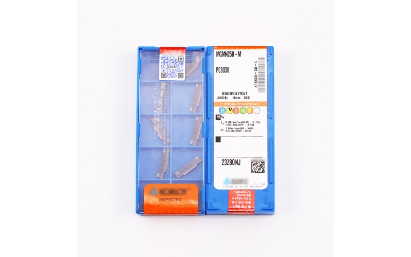 正品克洛伊槽刀片MGMN250-M PC9030加工不銹鋼